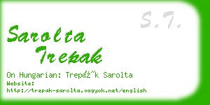 sarolta trepak business card